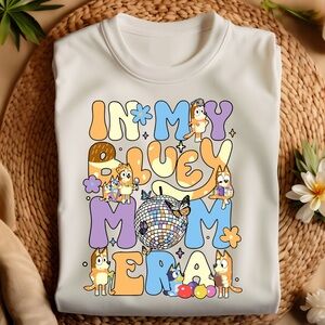 Bluey Character Graphic Tee mom era